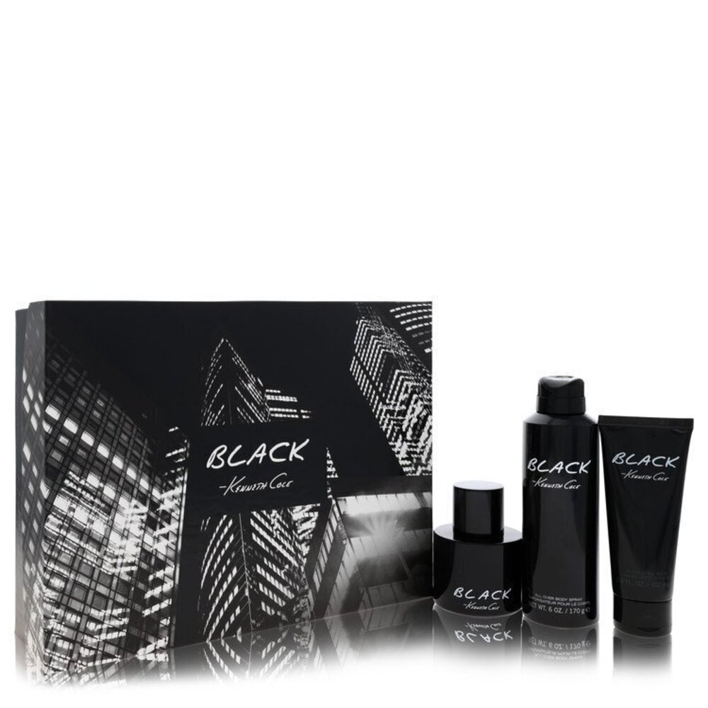 Kenneth Cole Black by Kenneth Cole Gift Set -- 3.4 oz Eau De Toilette Spray + 3.